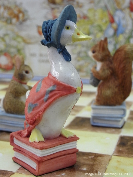 Peter Rabbit Hand Decorated Theme Chess Set